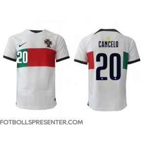Portugal Joao Cancelo #20 Borta Matchtröja VM 2022 Kortärmad